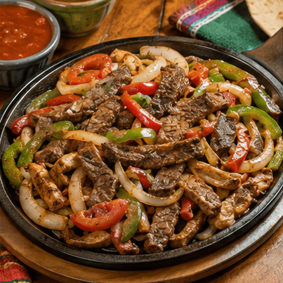 Sizzling fajitas