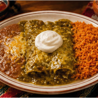 Enchiladas verdes